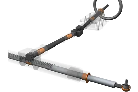 Plain bearing in the steering system