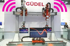 Güdel measuring machine with smart plastics
