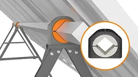 igubal® pillow block bearings in the solar plant