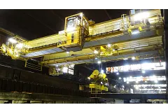 Slab handling crane