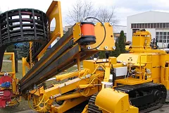 Drilling and pile-driving machines for railway construction