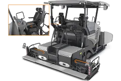 3D application image for road construction machinery