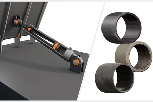 Oscillating water column, plain bearings TX1, TX2, H370