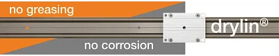 no greasing, no corrosion 