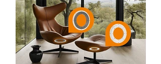 PRT Slewing ring for furniture design