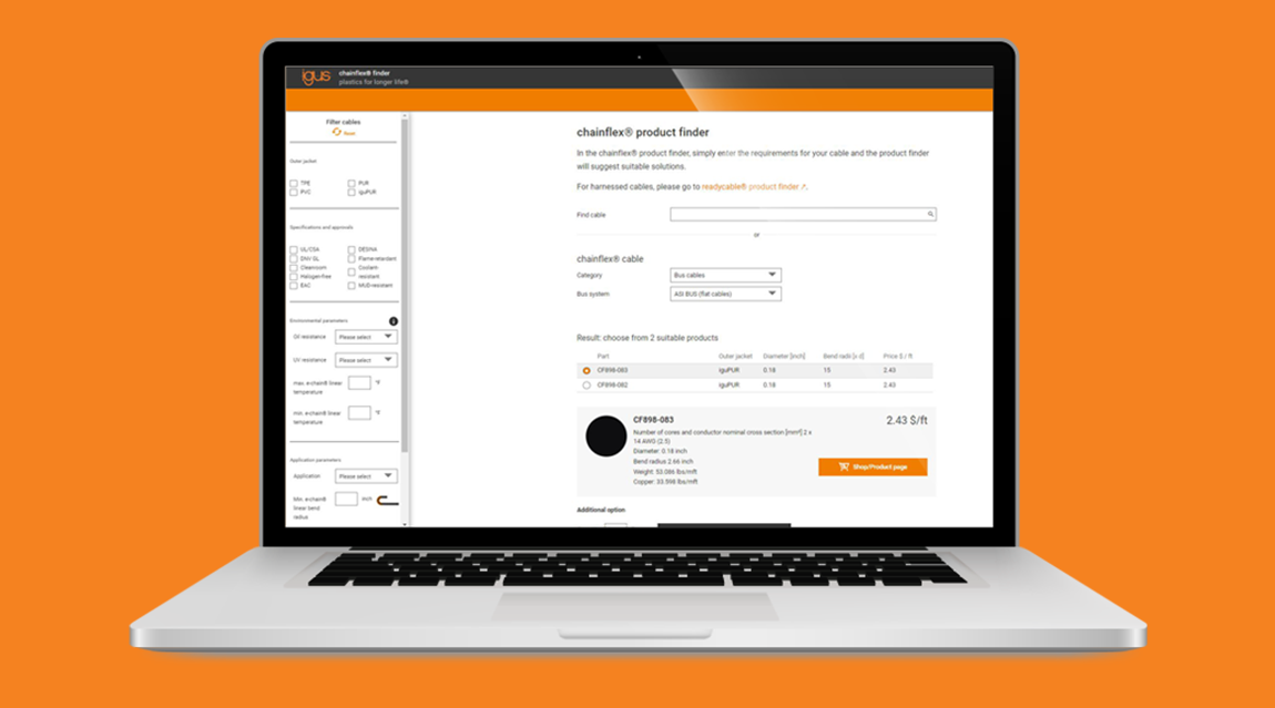 chainflex® Product Finder
