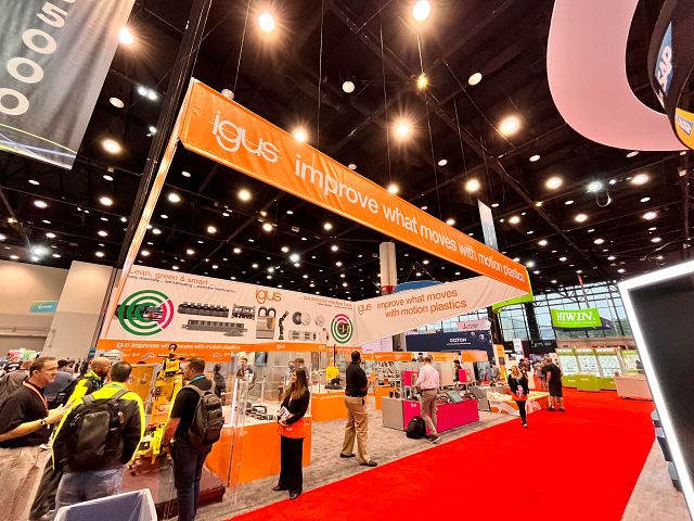 The igus booth at IMTS 2022
