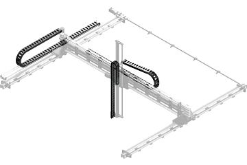 Cable carrier set for XYZ gantry DLE-RG-0003