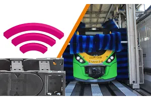 smart plastics train washing station