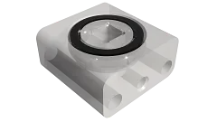 Non-magnetic special part for drylin linear carriages