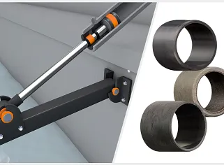 Oscillating water column, plain bearings iglidur TX1, TX2, Q