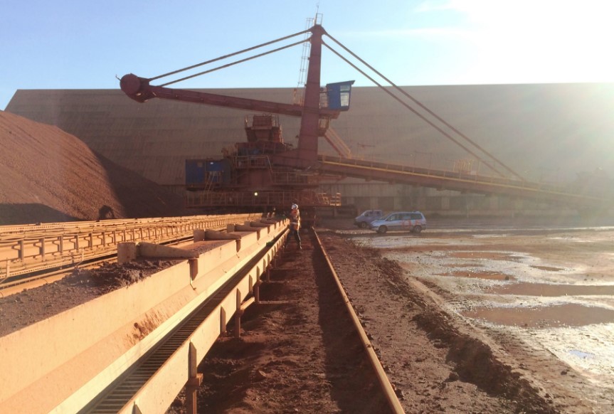 cable carrier being used in the mining industry