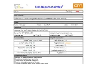 Chainflex Test 4009 report