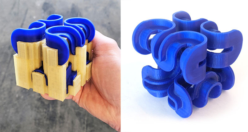 Using Water Soluble Filament (PVA) as a support material in 3D printing