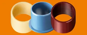 Plain bearings sleeve and flanged