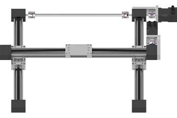 XY Gantry | Workspace 300 x 300mm | Encoder version