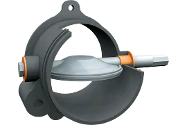 Plain bearing in the throttle valve