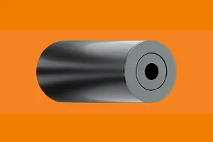 guide roller made of black anodized aluminum