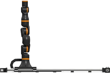 7th axis slide for 4 or 6 DoF ReBeL cobot