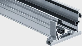Guide trough made of aluminium