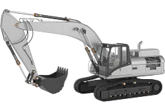 excavator 3D application image