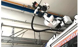 3D printed gear made of iglidur i3 in a fire engine